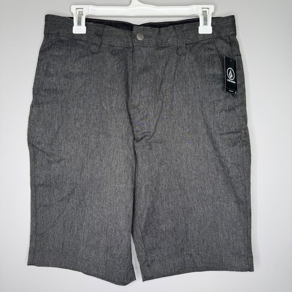 Volcom True to This VMONTY 22 Stretch Solid Color‎ Men's Shorts NWT - Picture 1 of 12